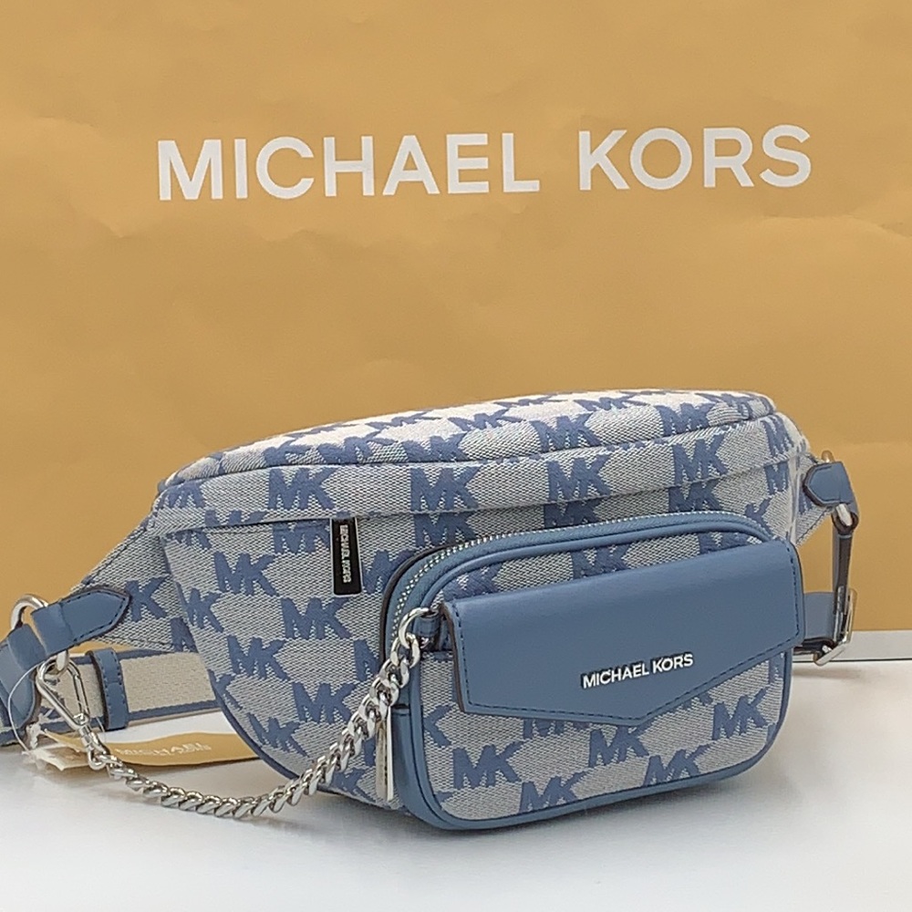 Michael Kors Maisie 2 in 1 Waist Fanny Pack Crossbody Waist pack Sling B… - Picture 2 of 16